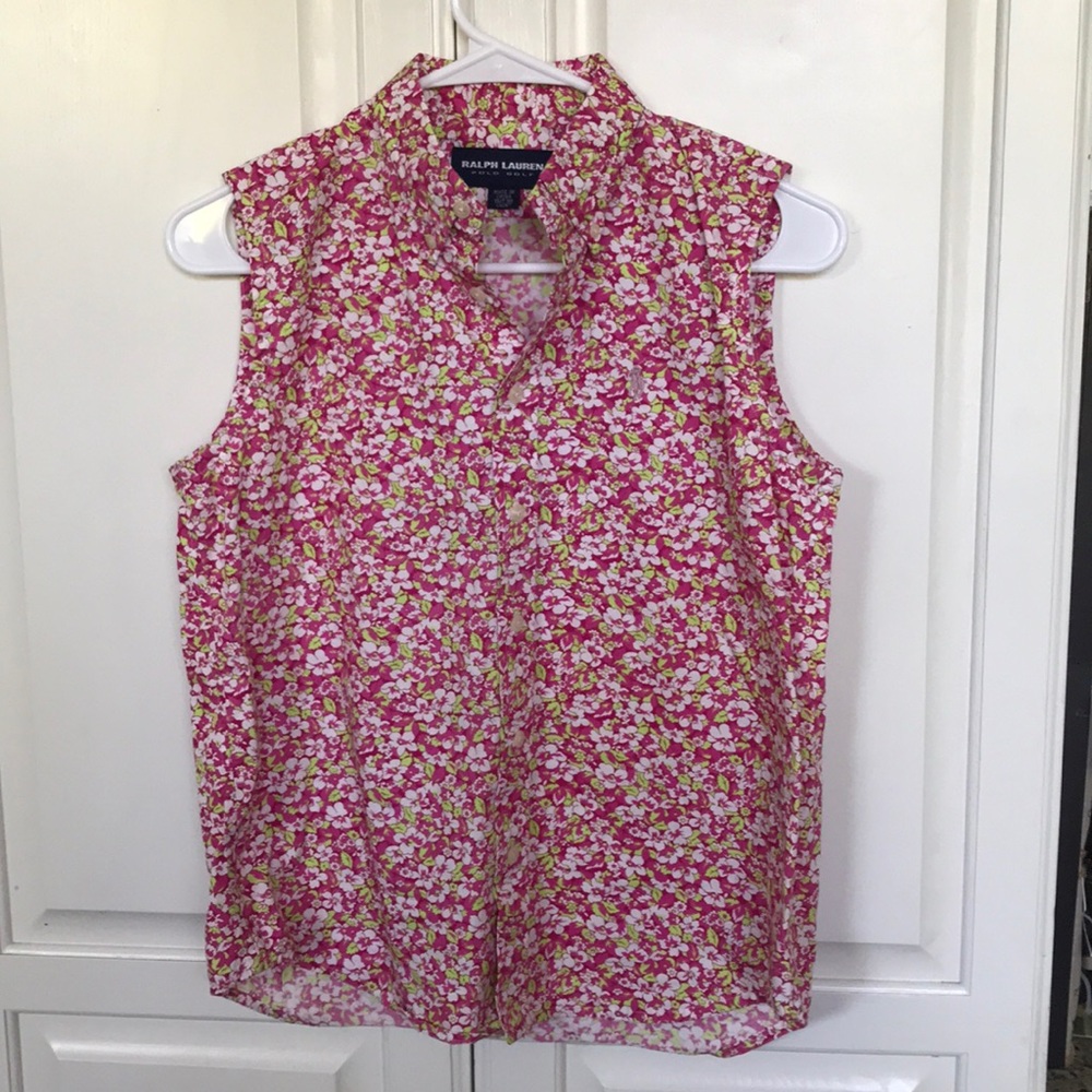 Ralph Lauren button up golf shirt size 6